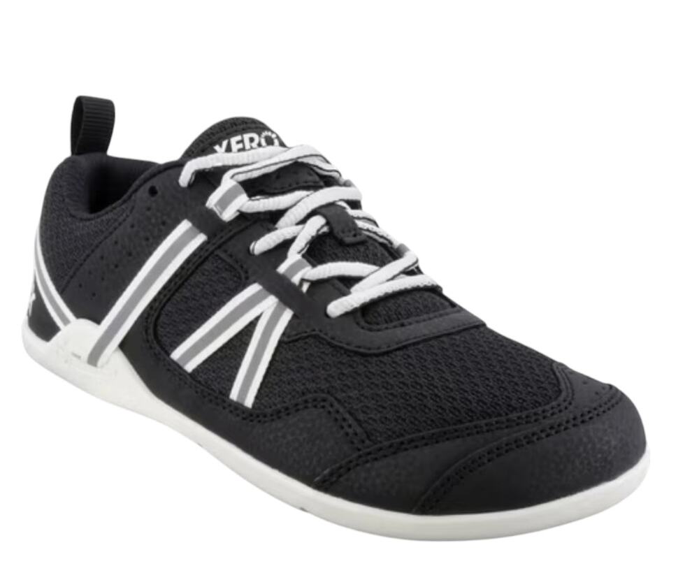 Xero Prio Sneaker Running Shoe Gym Trail Barefoot Minimal Black White 11